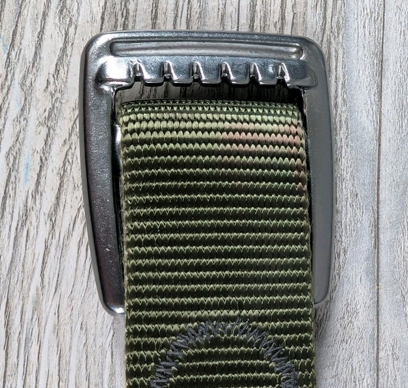 Patagonia 40 in Olive Tech Web Belt Lightweight Adventure Belt Hiking Outdoor
