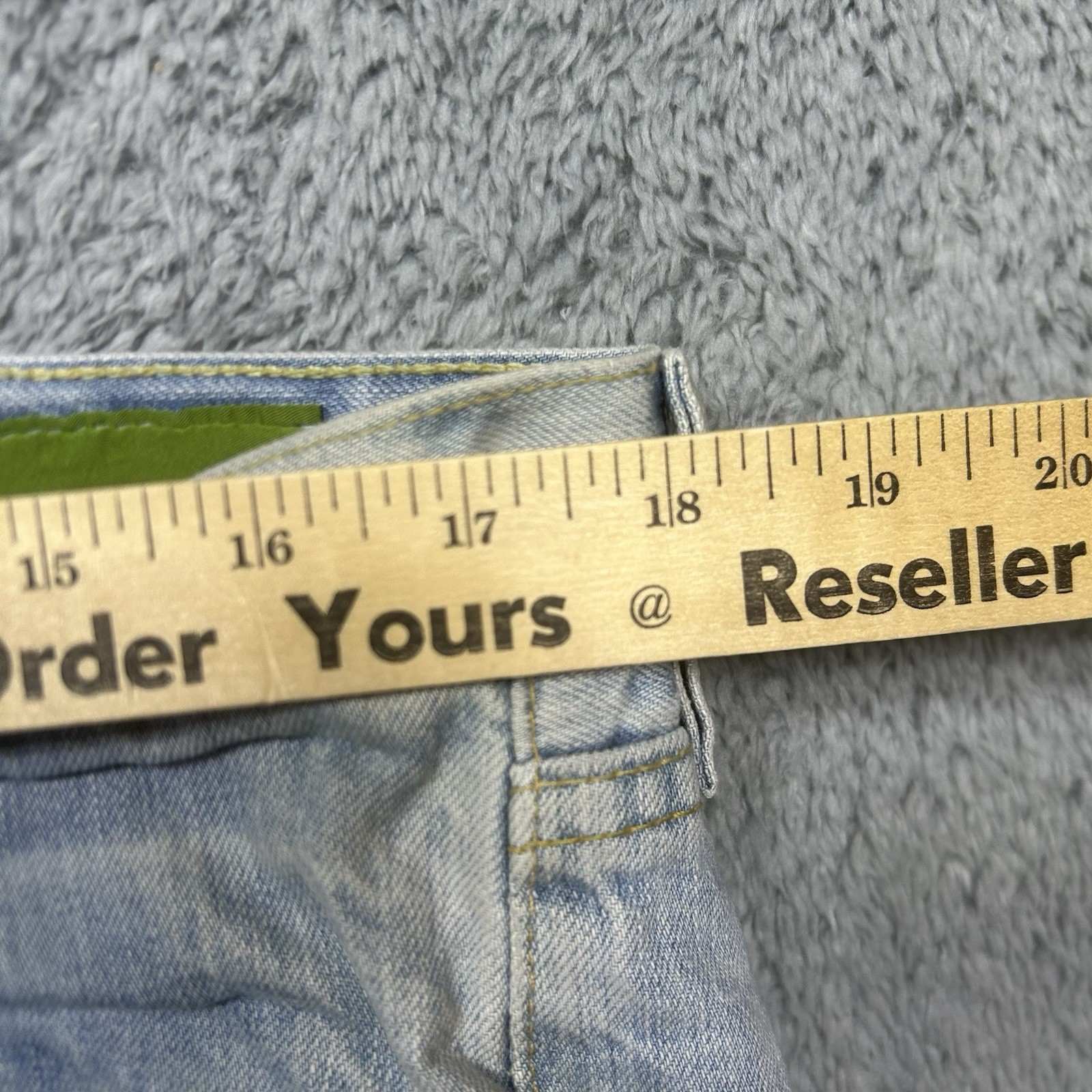 Vintage GAP 1969 Jeans Men’s 36×29 Blue Stonewash Button Fly Straight Fit Y2K