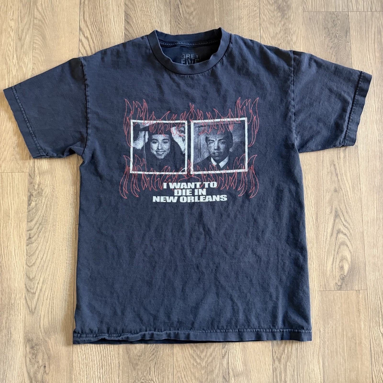 Grey Five Nine I Want To Die In New Orleans Music Graphic Black Men’s T-Shirt