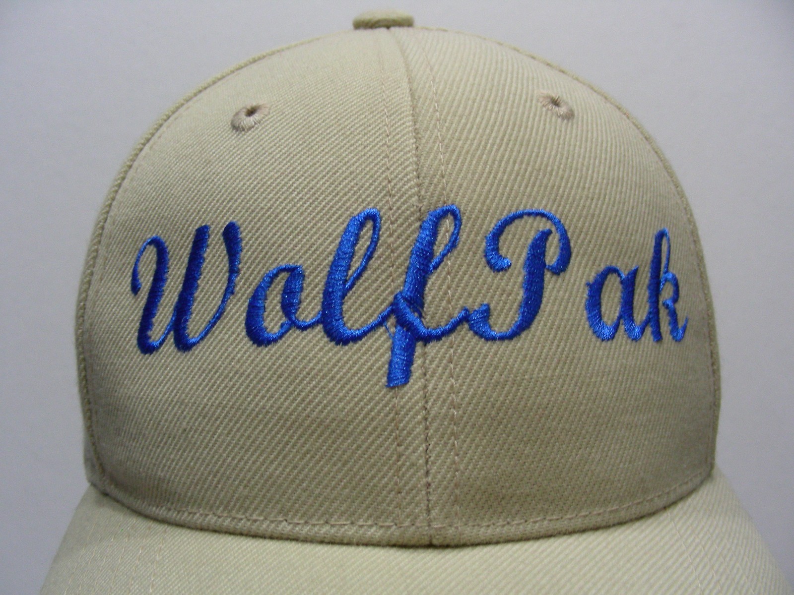 WOLFPAK – ZEFPAK – BEIGE – LIDS – ONE SIZE ADJUSTABLE BALL CAP HAT!