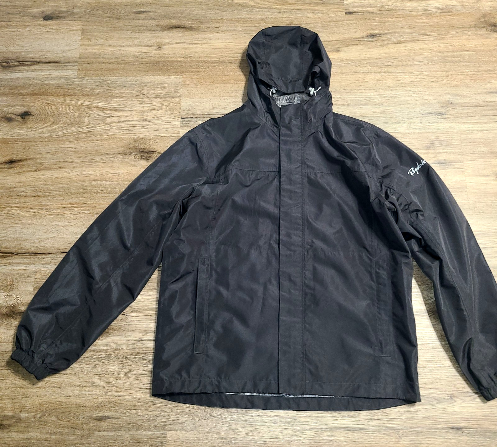 RYDALE men L Hooded Rain Jacket Windproof Sealed seams Unlined