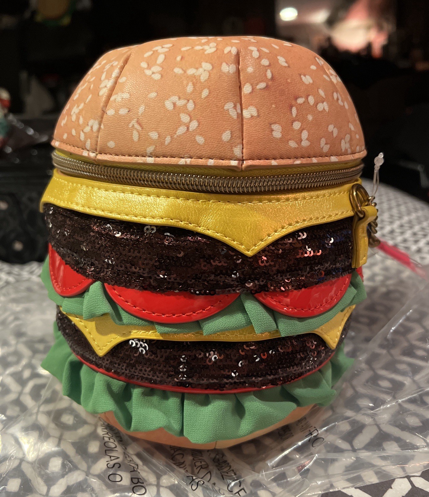 Betsey Johnson Burger Bag Purse Crossbody Kitsch Nice Buns Food Lunch New W/tags