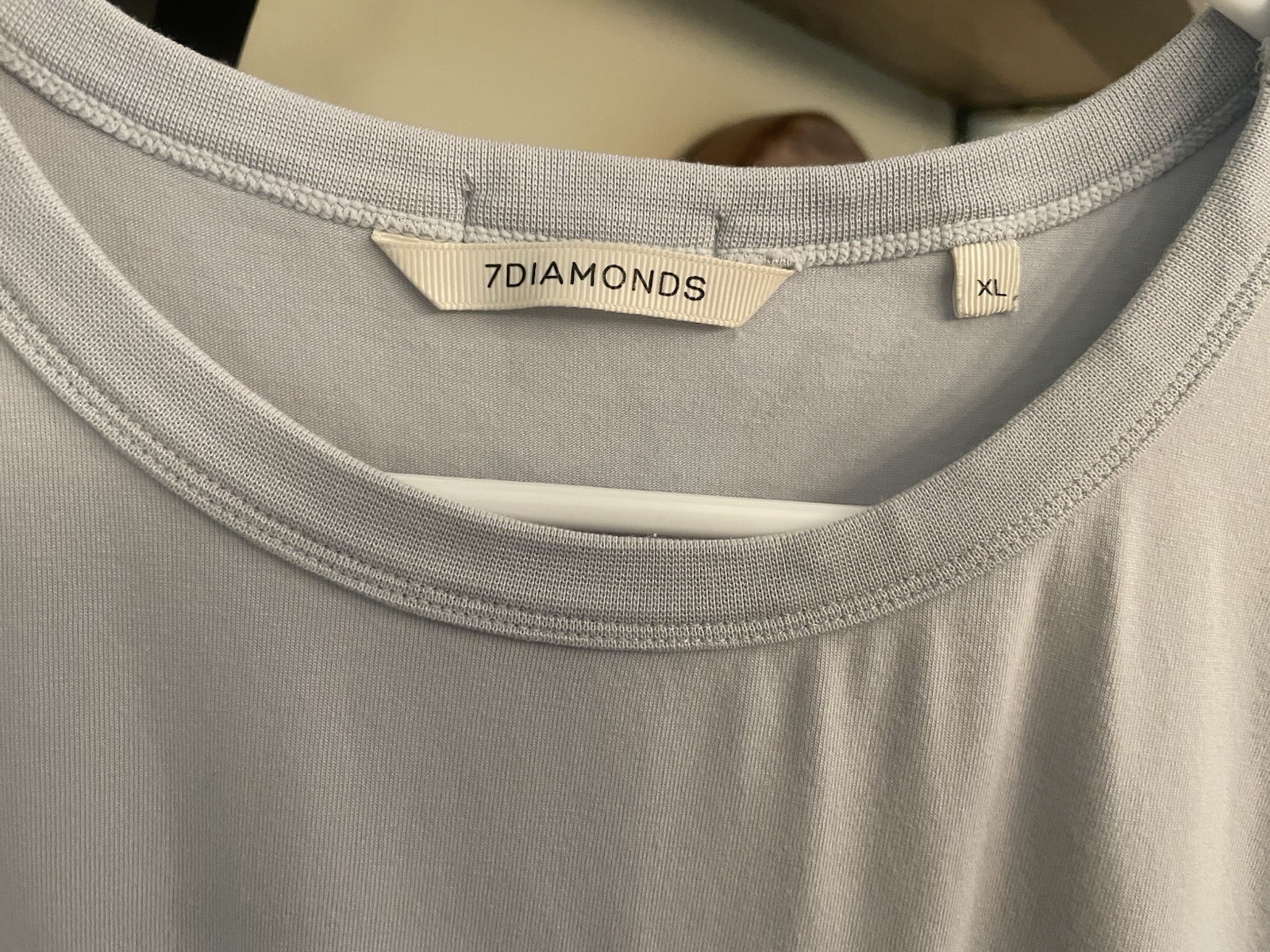 7DIAMONDS RELAXED POCKET TEE ICE BLUE SIZE XL
