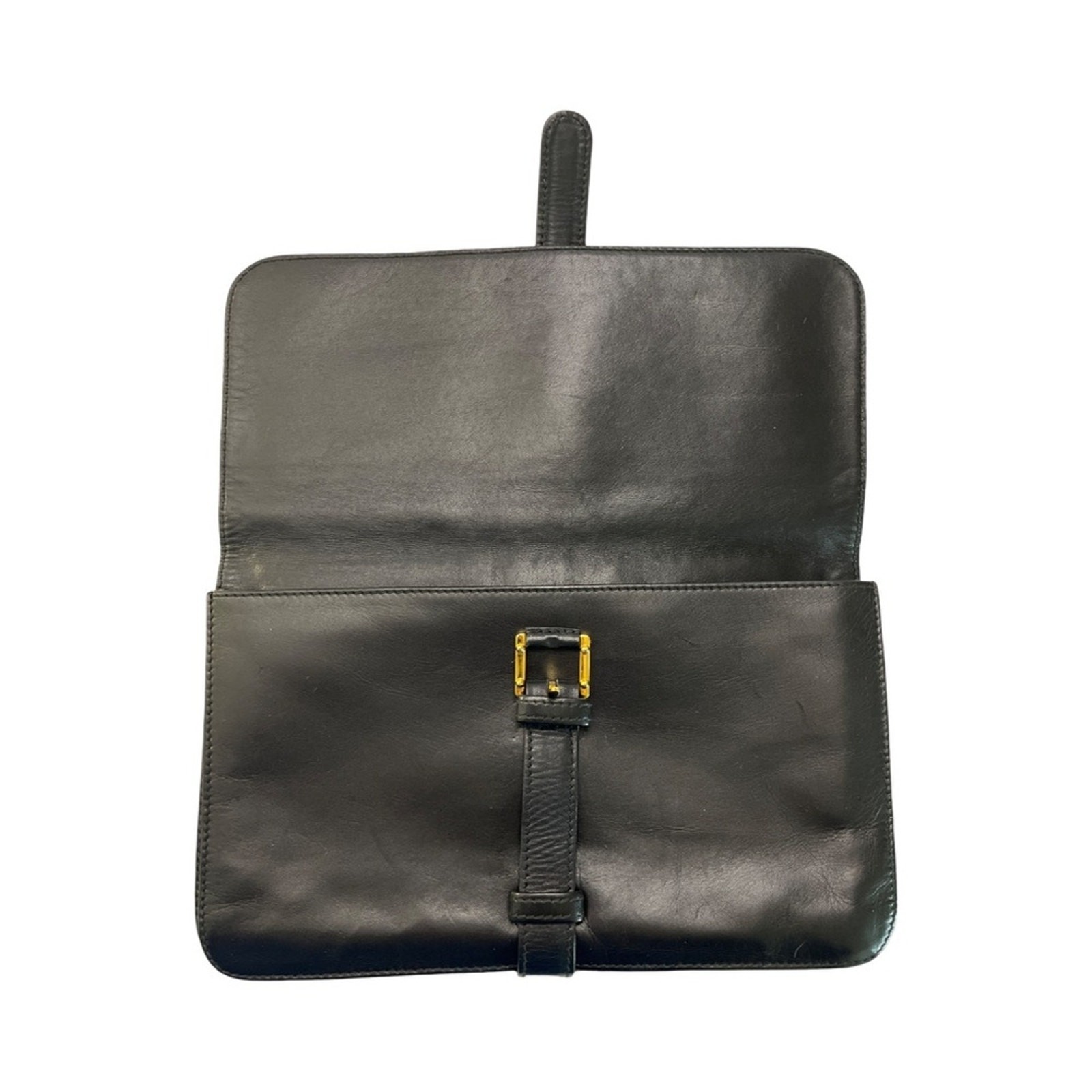 Loewe Anagram Clutch Black Leather Sleek Minimalist Spanish Designer Luxury