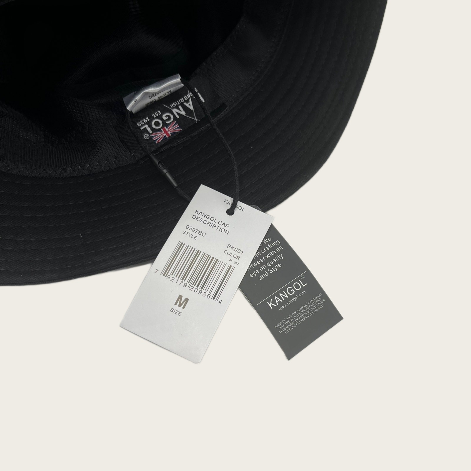Kangol Bucket Hat Cotton Washed Flat-topped Hat