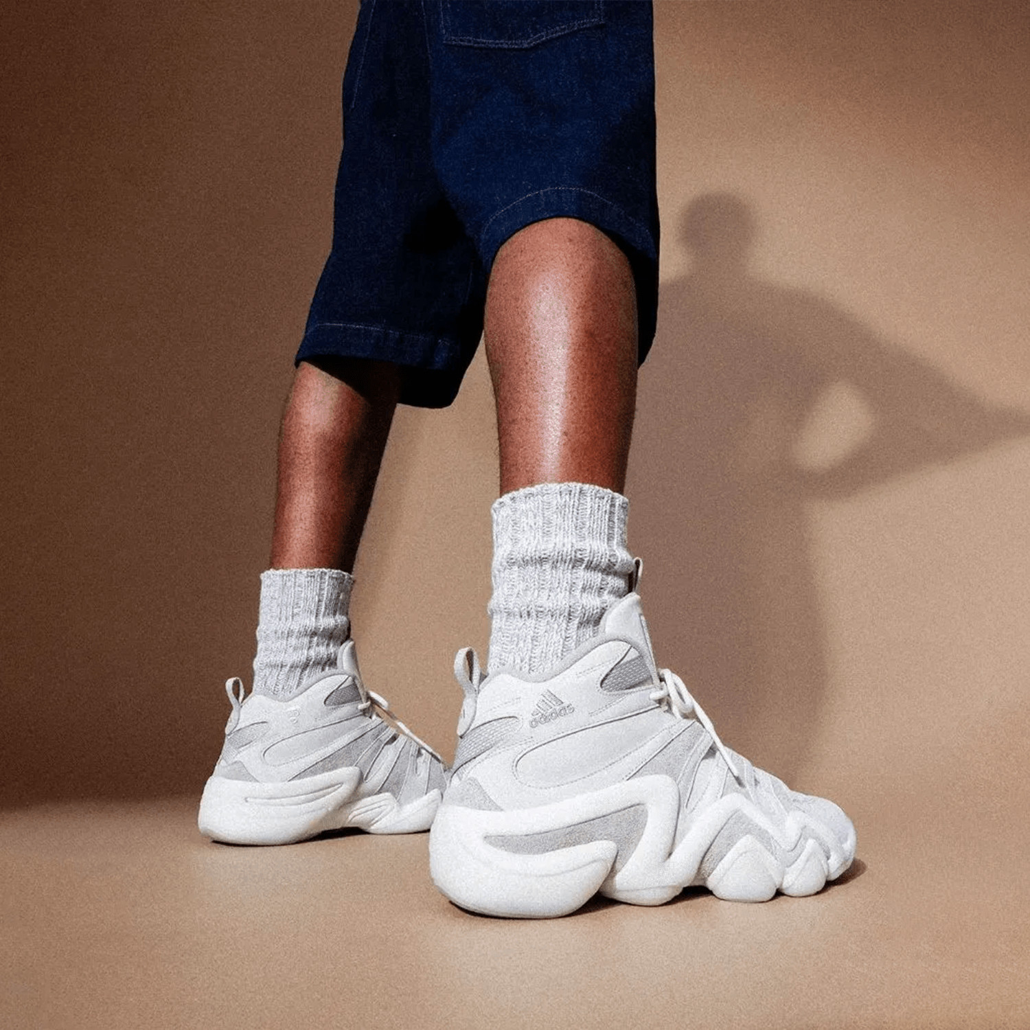 Adidas Crazy 8 Off White Sesame Basketball Sneakers Mesh Leather Shoes