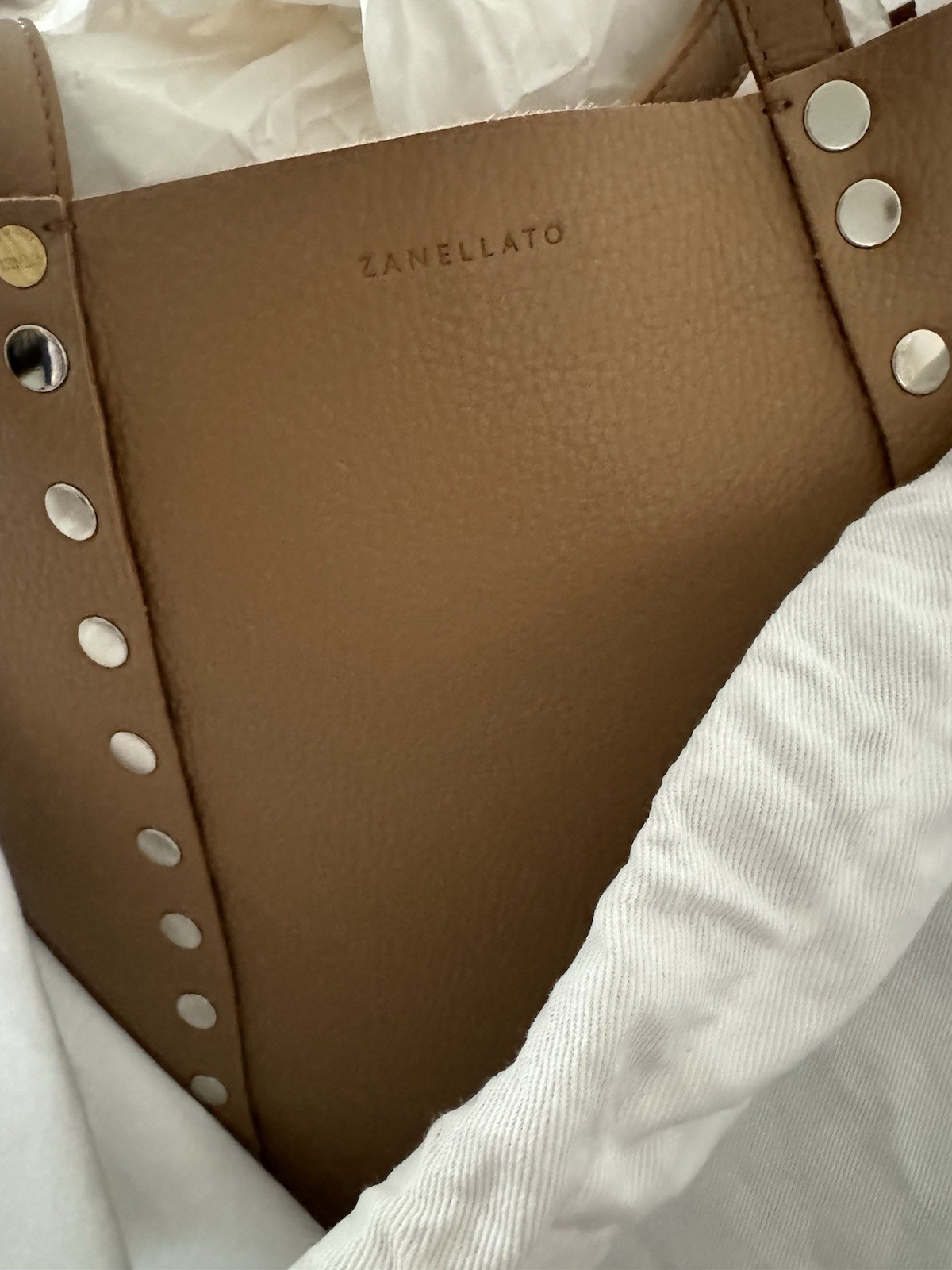 Zanellato Calf Leather Tote Bag