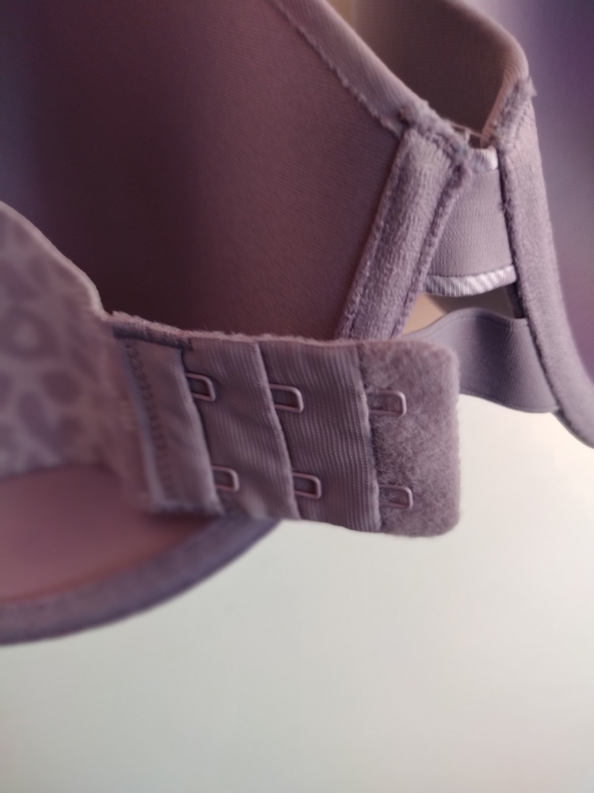 Warners Bra 36D MAUVE Full Coverage RB5781A No Side Effects Convertible Straps