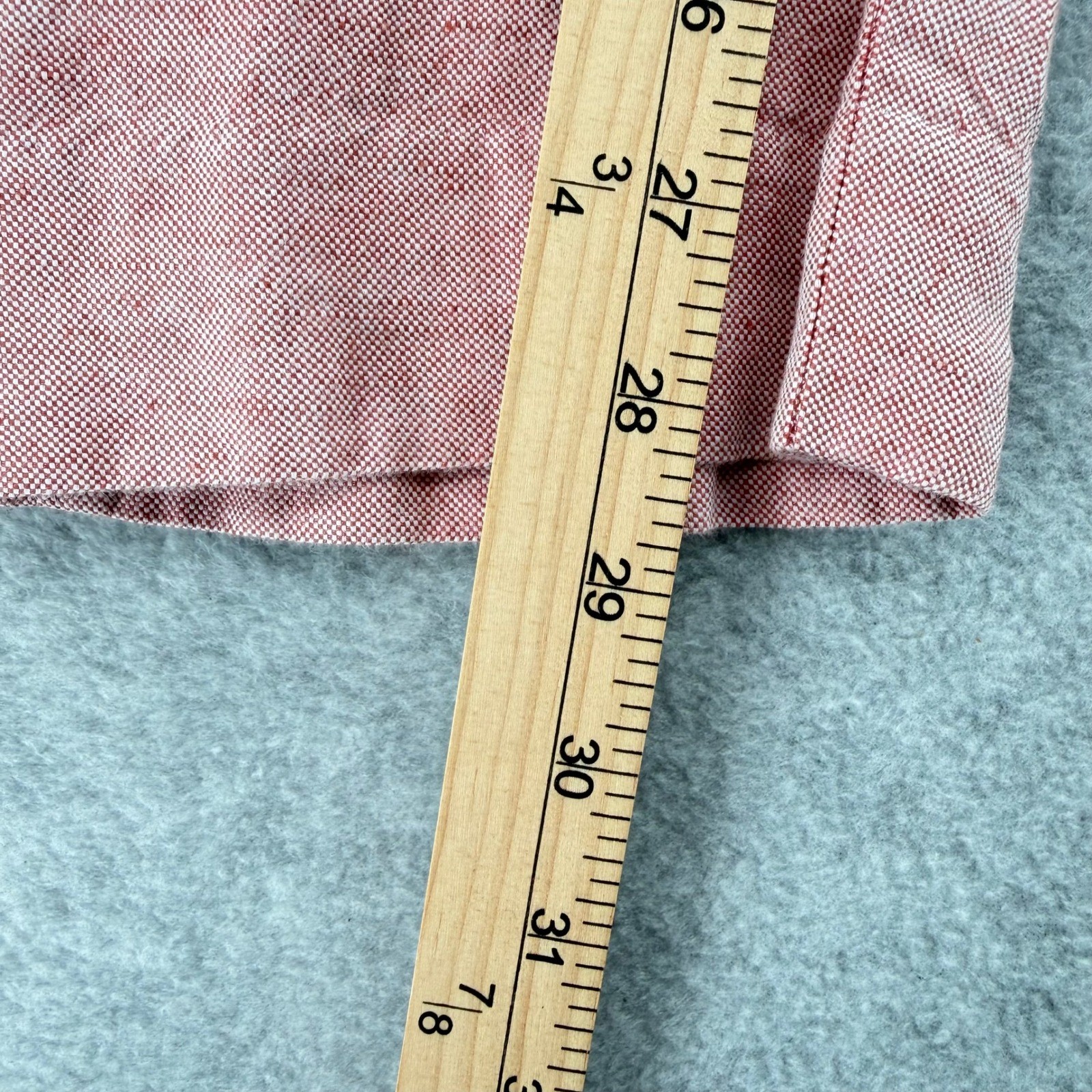J Crew Bowery Slim Pants Mens 29×30 Pink Baird McNutt Irish Linen Blend G1780