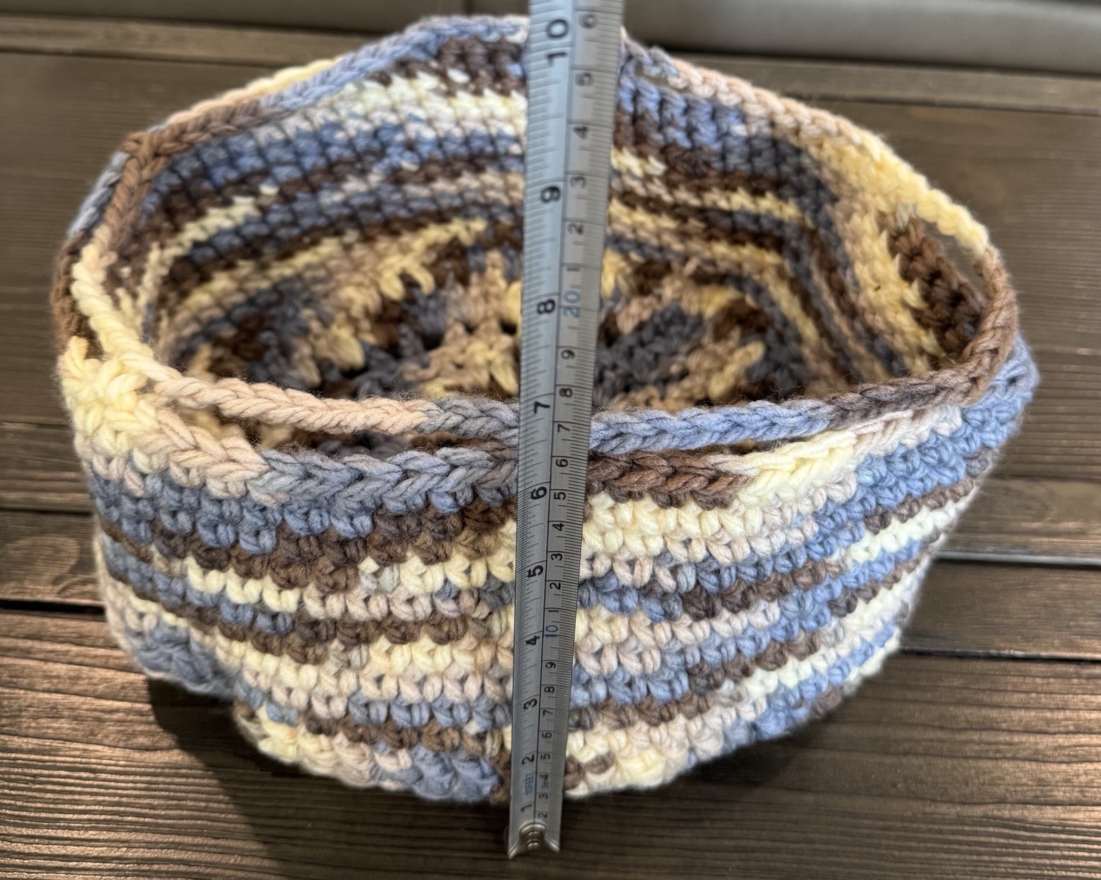 Hand-Crocheted Oversized Multi-Functional Boho Hat Mrket Tote Home Utility Cover