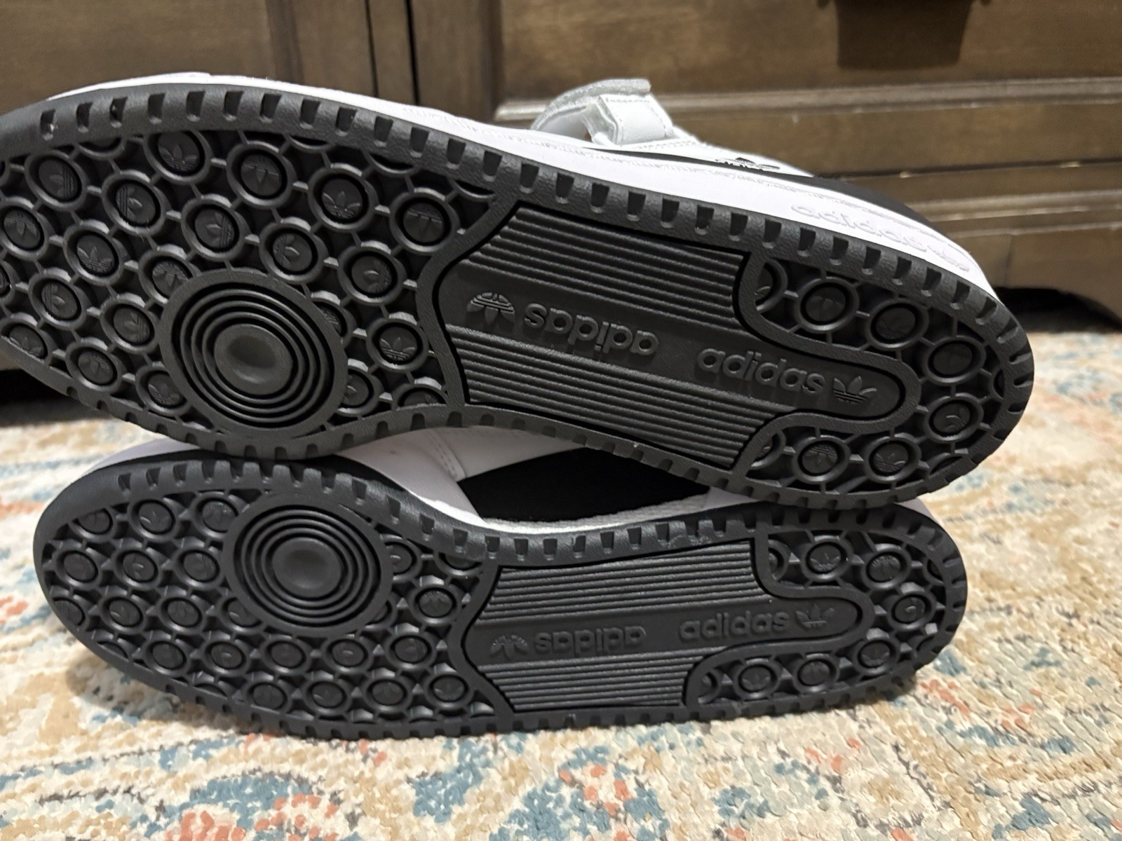 Size 10.5 – adidas Forum CL Low White Black