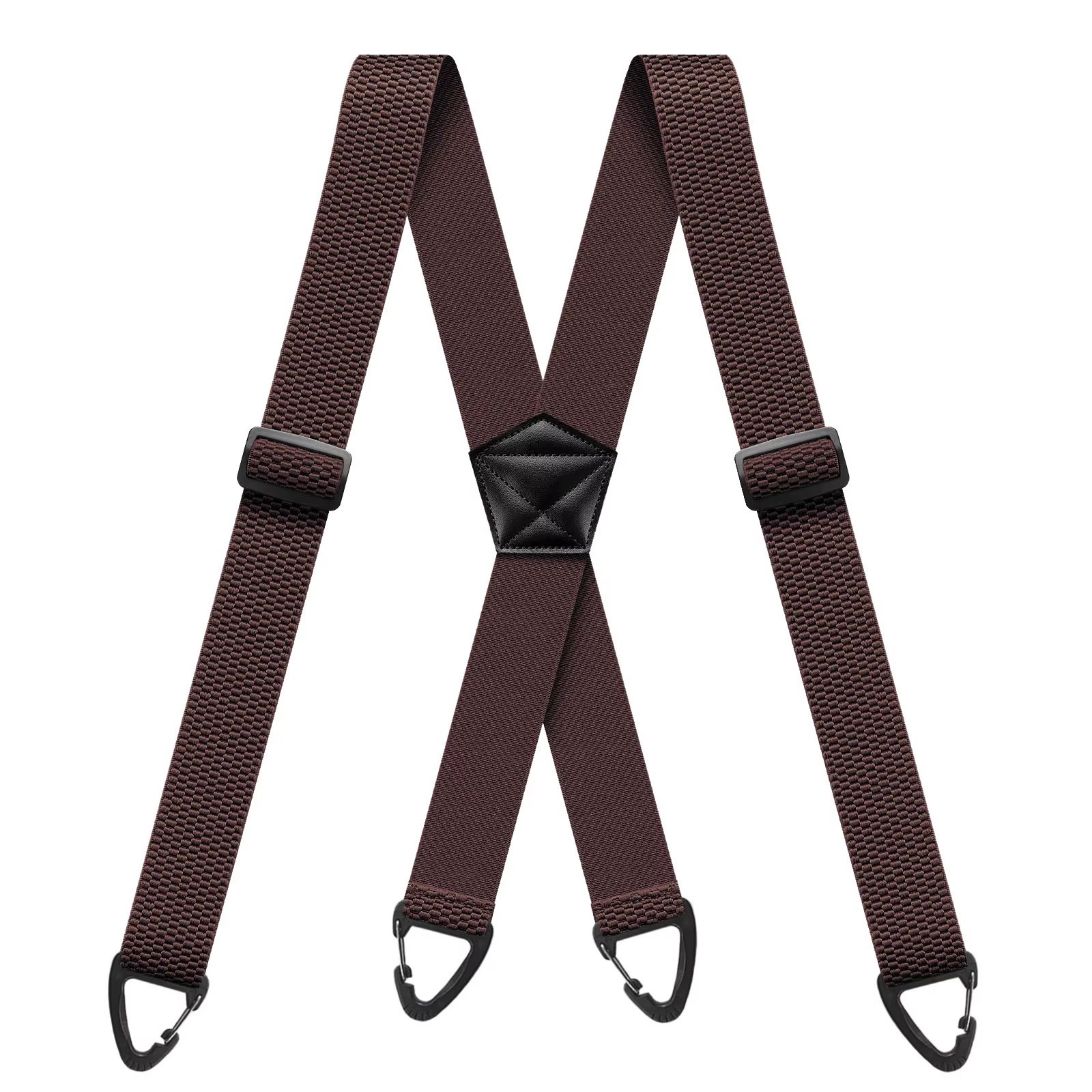 Suspenders for Men Heavy Duty, X Shape Back Hidden Suspender 1.5″ Under Clothing