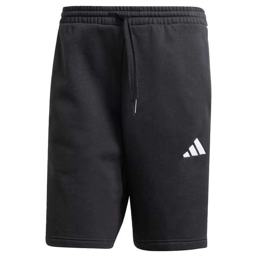 adidas men Essentials 3-Stripes Fleece Shorts