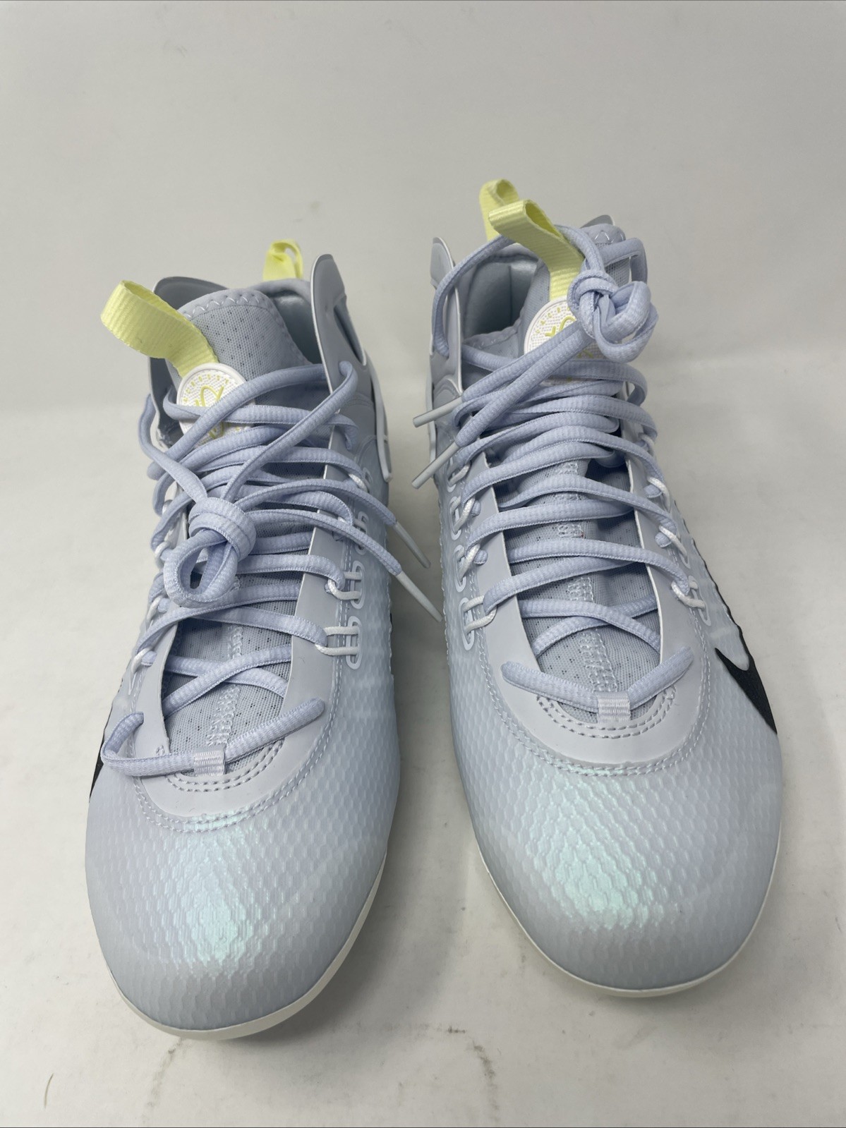 Nike Huarache 9 Elite Mid Lax SE Grey Lacrosse Cleats Men’s Size 9.5 NWOB