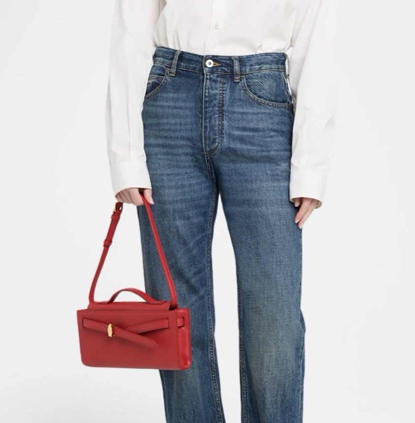 Veronica Beard Dash Clutch Scarlet Red