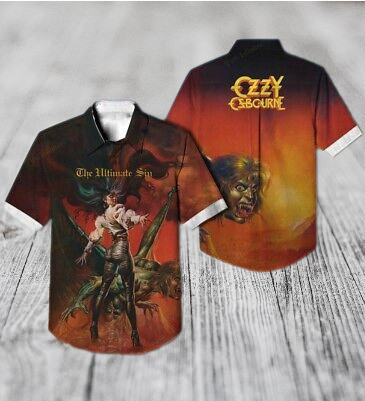 HOT SALE !! Ozzy Osbourne Hawaiian Shirt, Casual Shirt For Men