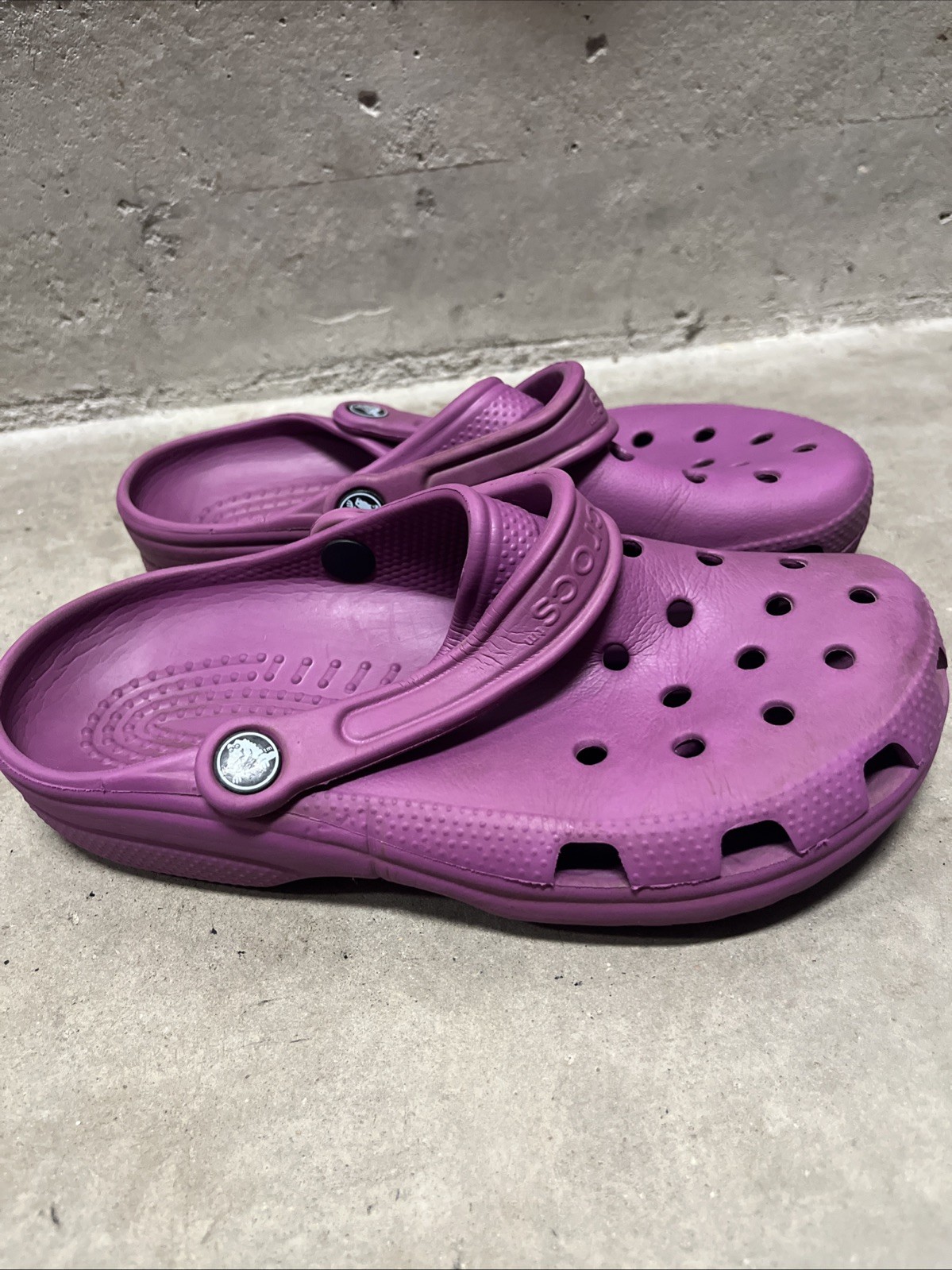 Crocs Crocband Clogs Unisex Purple Slip-On Slingback Comfort – Men 5/ Women 7