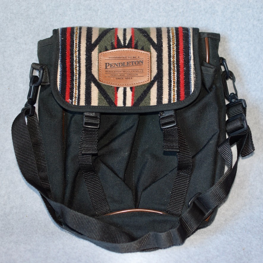 Pendleton Mystic Lake Explorer Sling crossbody bag Black Wool Aztec Design