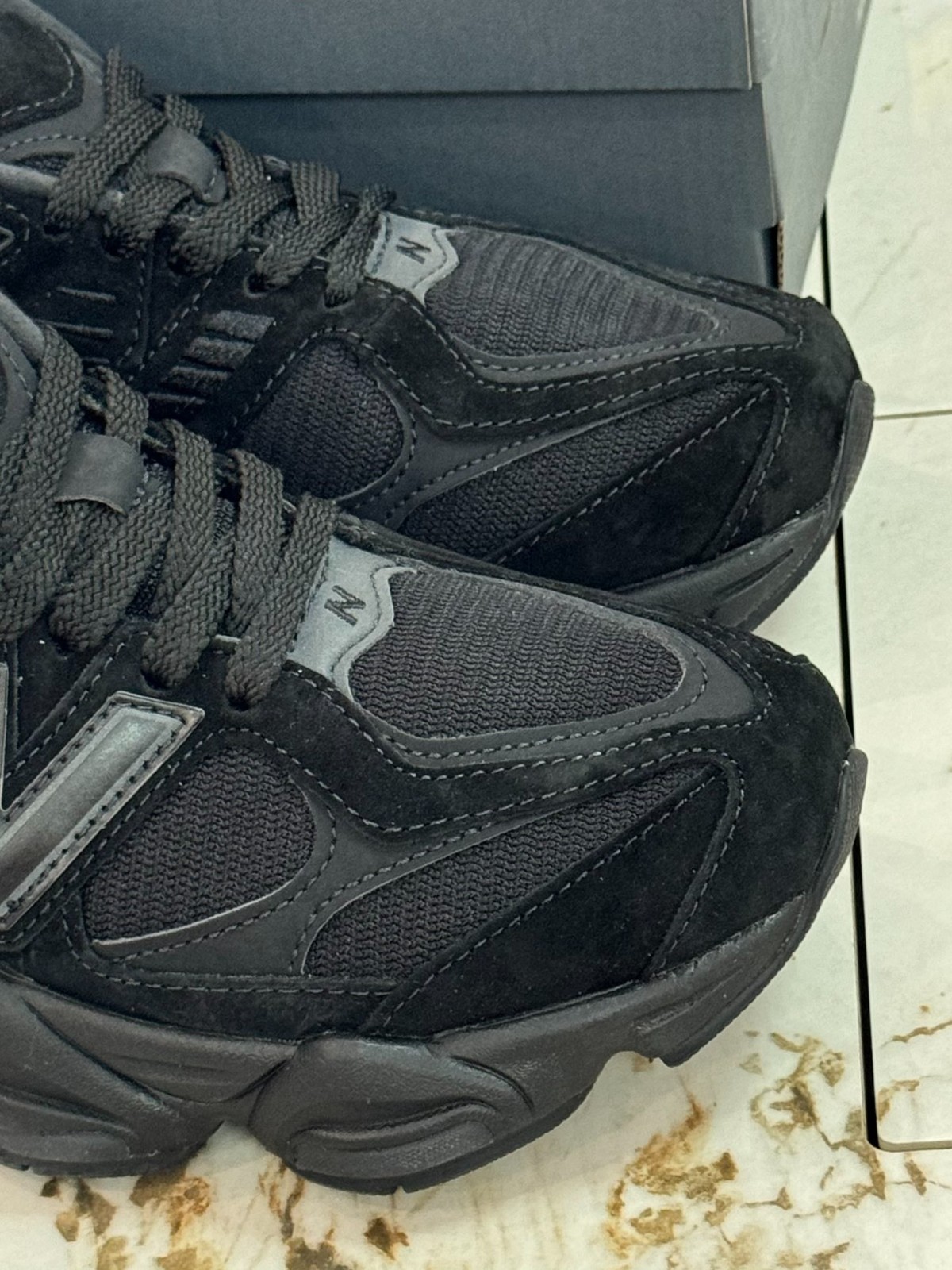 🔥Chunky New Balance 9060 Men’s U9060BPM Triple Black Sneakers
