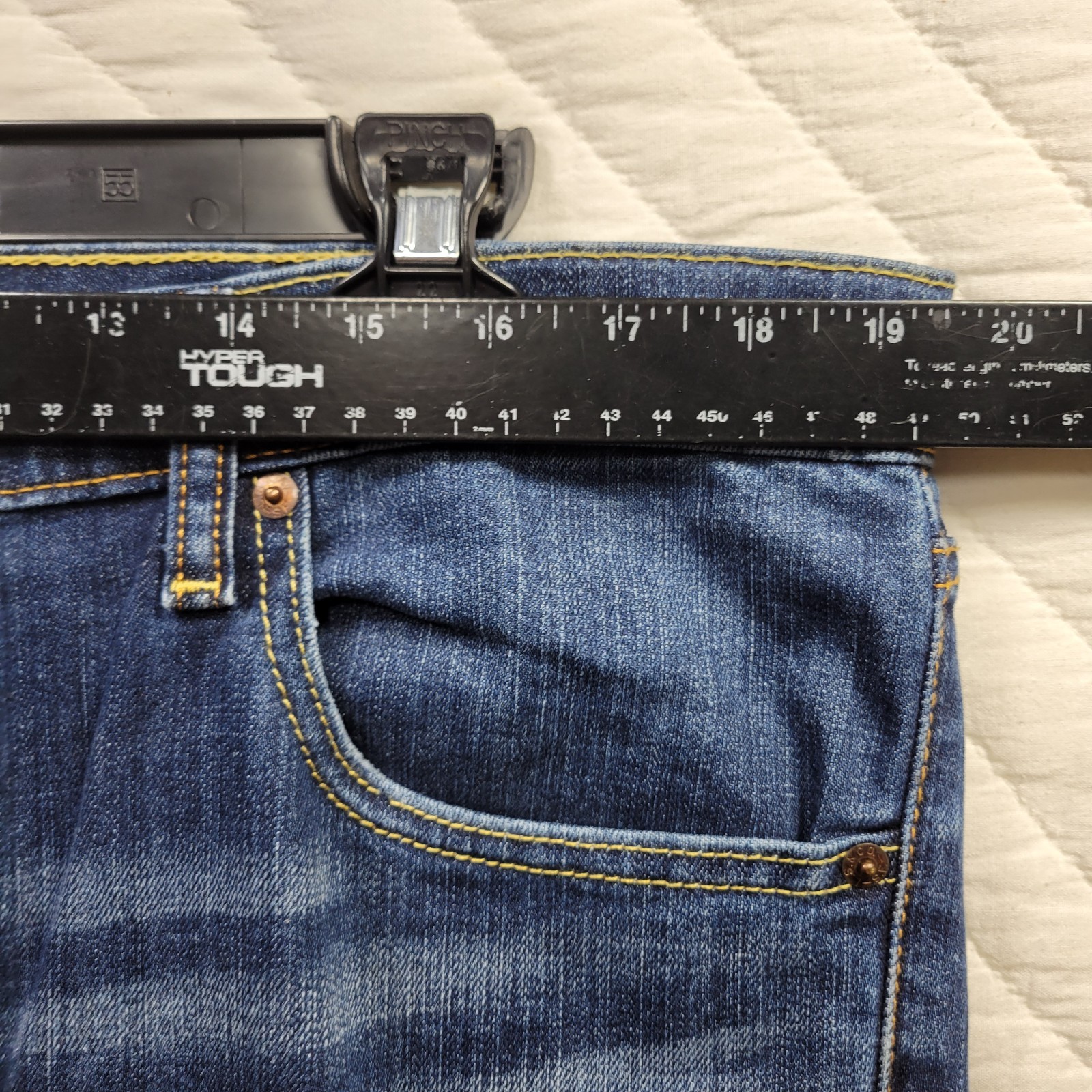 Levis 527 Jeans Mens 38×32 Blue Bootcut Denim Classic Hipster Great Condition