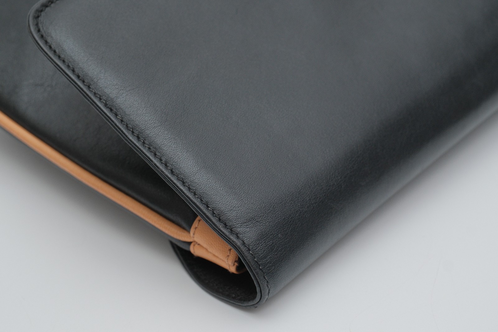 CELINE Clutch Hand bag Purse Horse Carriage Black