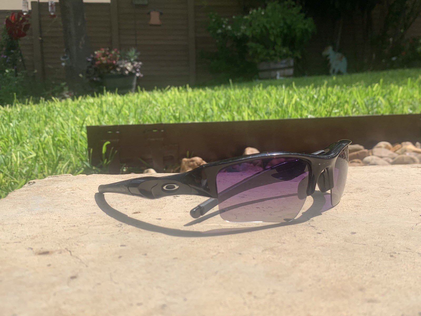 Oakley Flak Jacket 03-915 Jet Black / Black 56[]21 Sunglasses