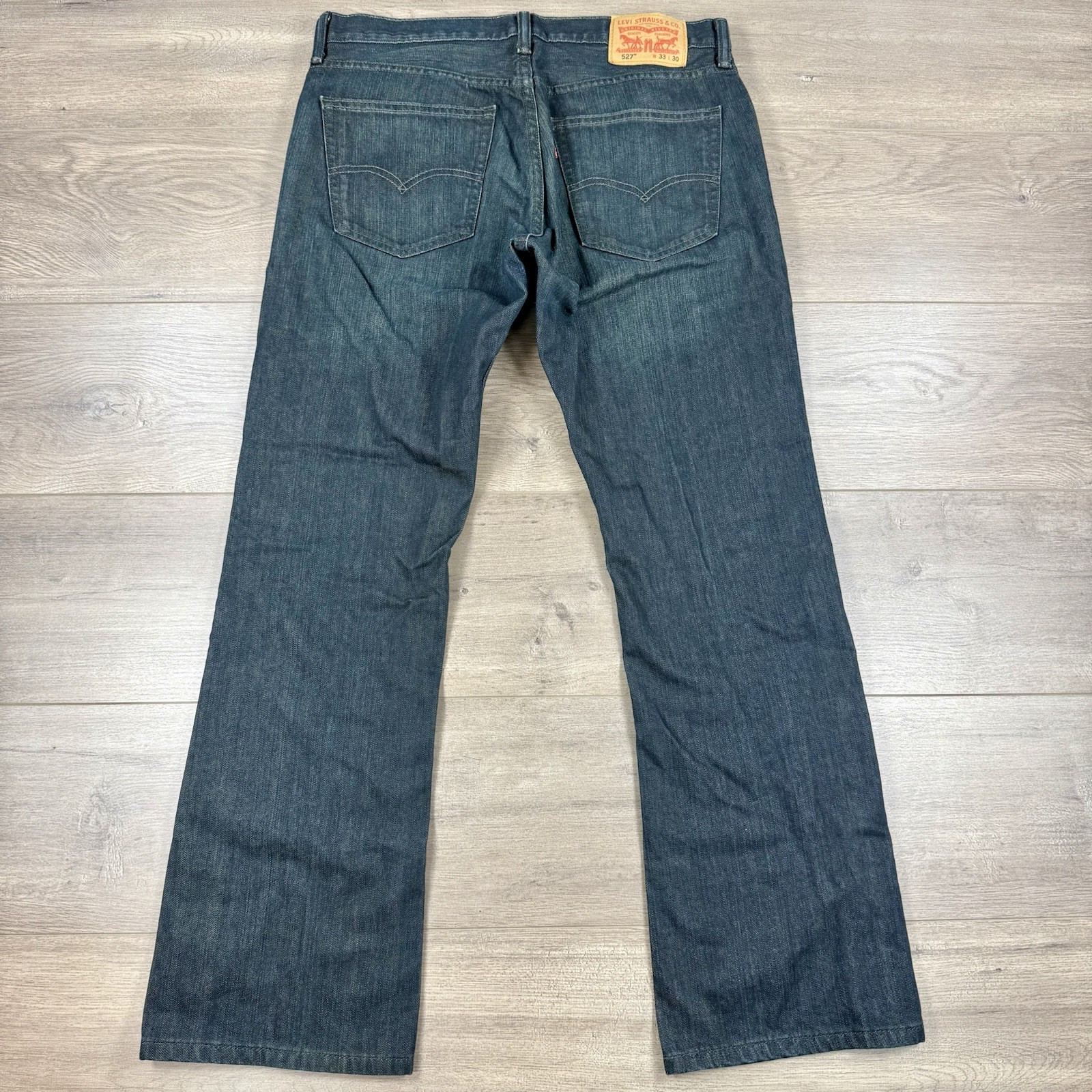 Levi’s 527 Low Rise Boot Cut Jeans Men’s 33 x 30 Blue Dark Wash Denim