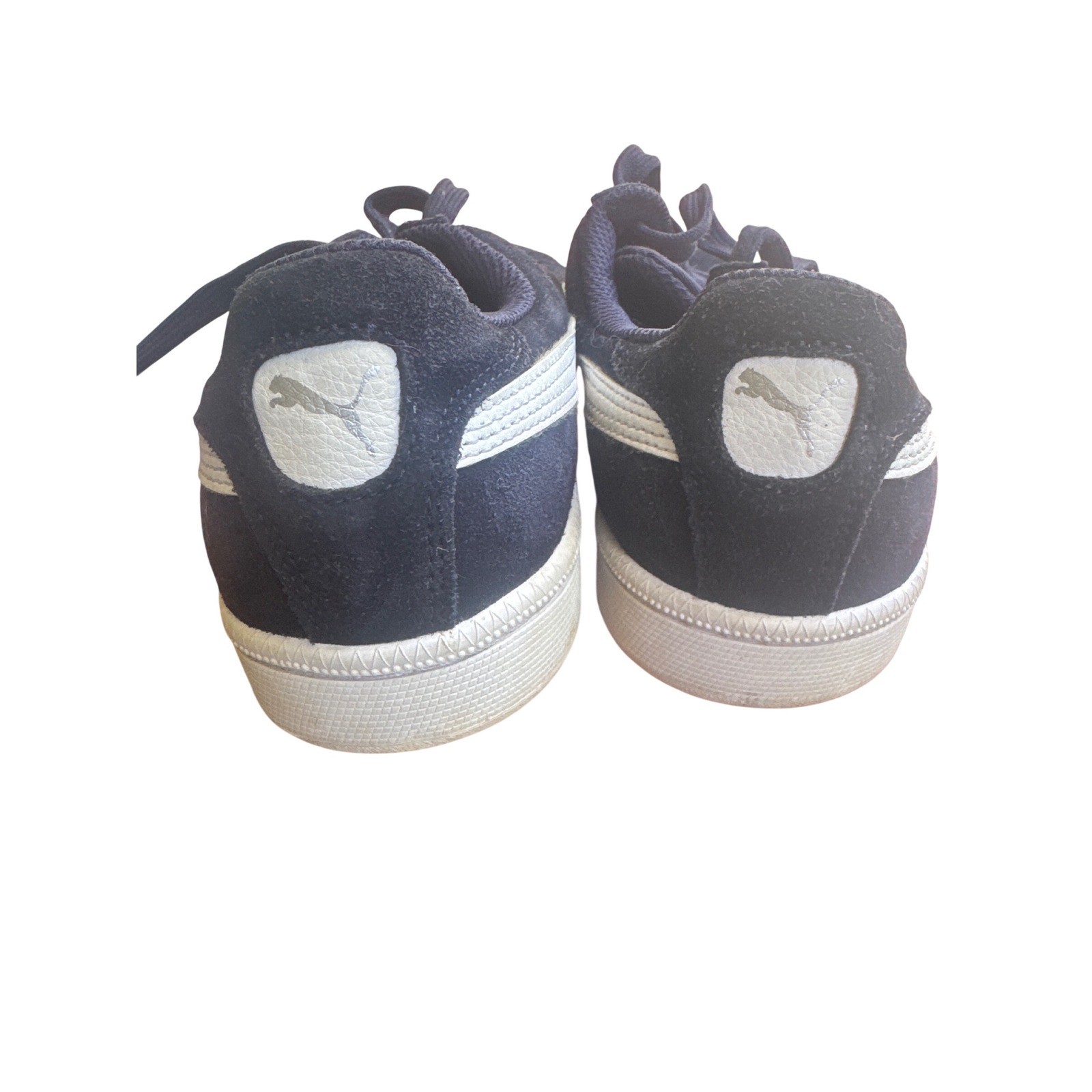 Puma Smash v2 Navy Blue White Suede Low Top Sneakers SoftFoam Men’s Shoes