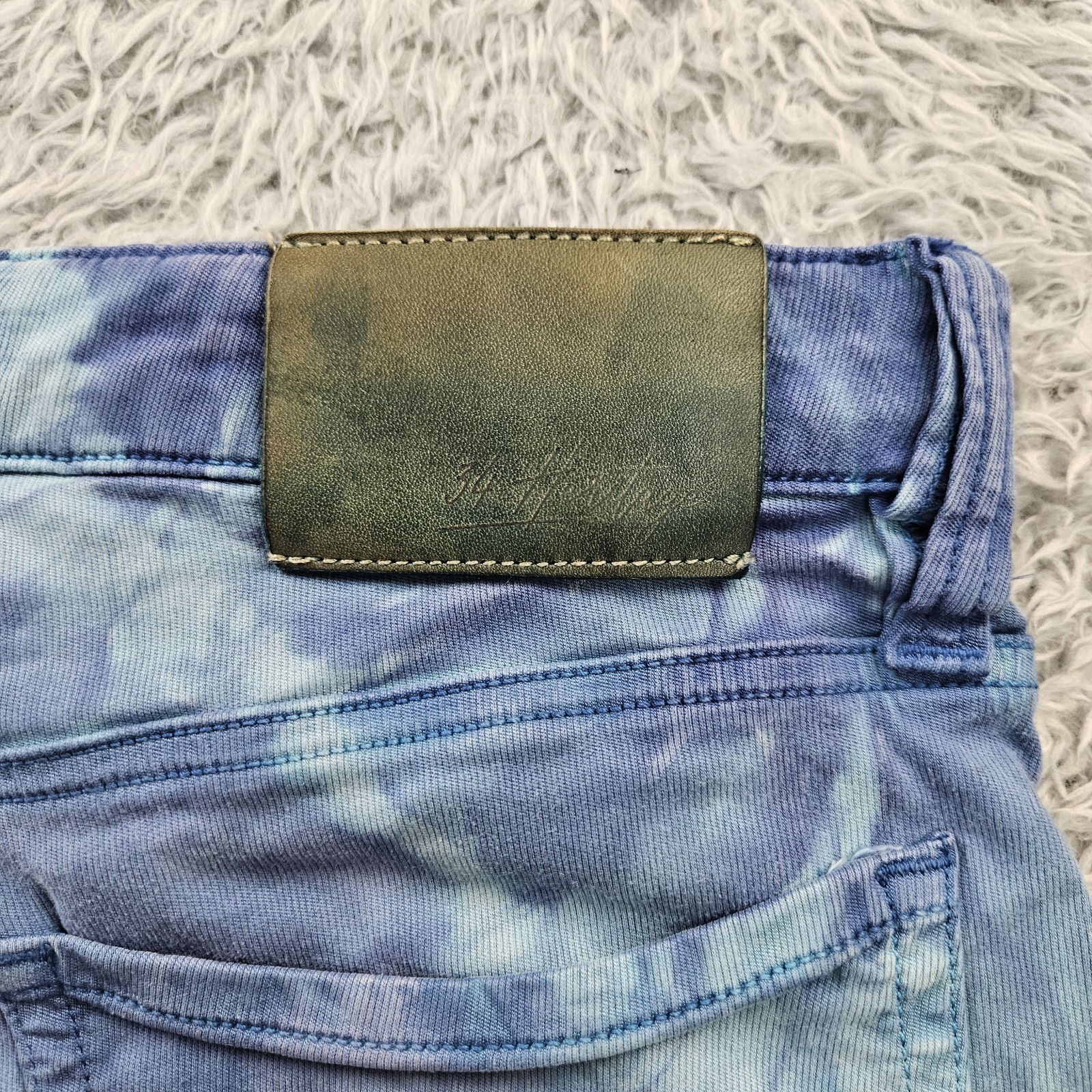 34 Heritage Jeans 30×30 (fits 30×29) Tie Dye Stretch Mid Rise Straight