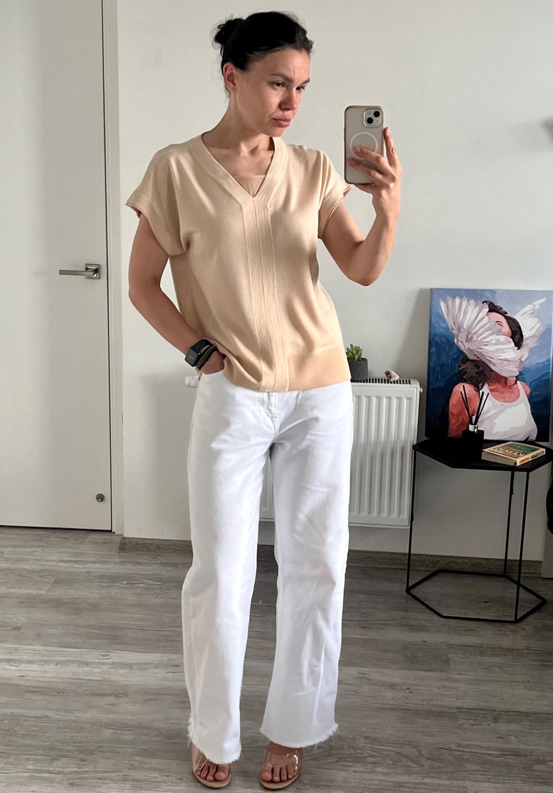 Max&Moi Wool Silk and Cashmere Set Cardigan and Top Size S