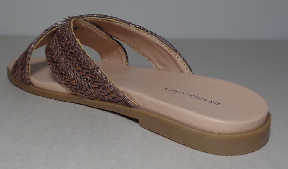 Draper Size 9 M / ALEX / Brown / Raffia Woven Sandals / New Women’s Shoes