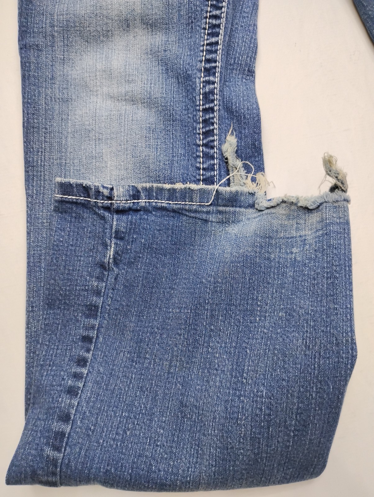 Amethyst Jeans Low Rise Bootcut Thick Stitch Flap Pockets Women’s 9 Blue Y2k