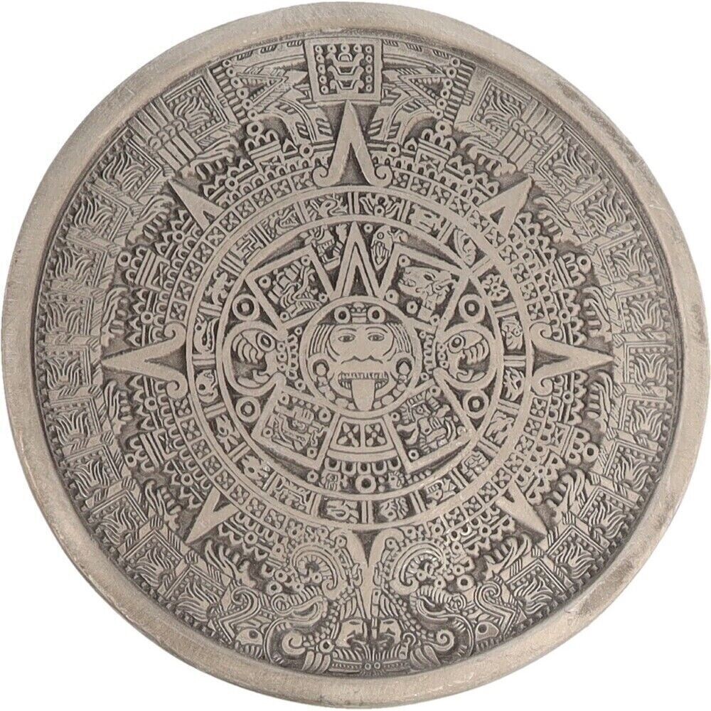Mayan Aztec Mexican Mexico Sun God Warrior Face Hippie 1970s Vintage Belt Buckle
