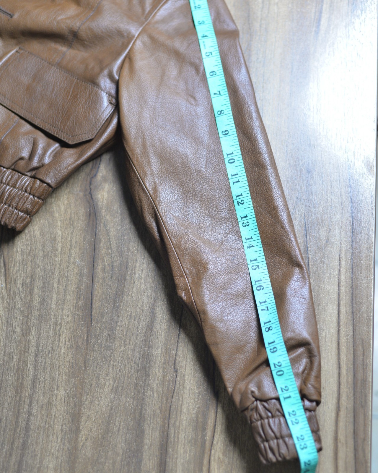 PRADA Vintage Brown Leather Motor Short Jacket Cropped Bomber IT 42 Italy
