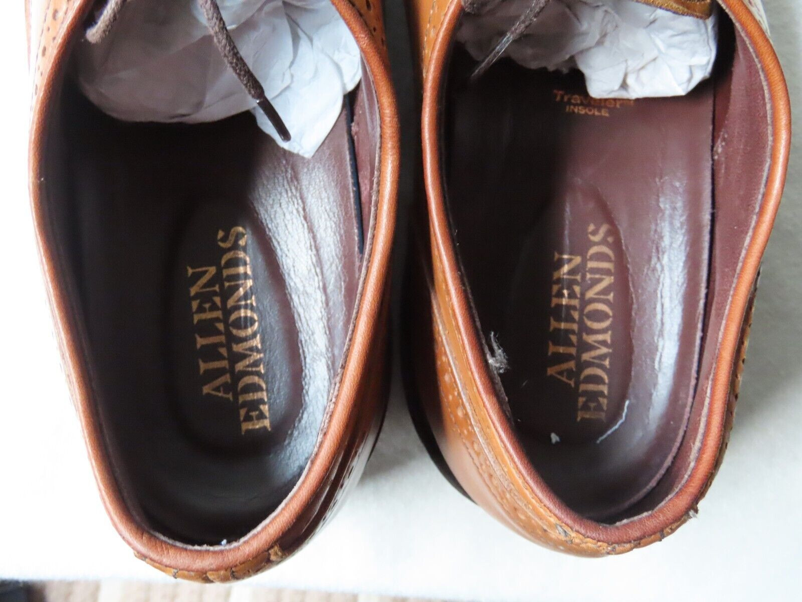 Allen Edmonds Brown “Player’s Shoe”, Wingtip, Medallion Toe, Size 11 D , 65188