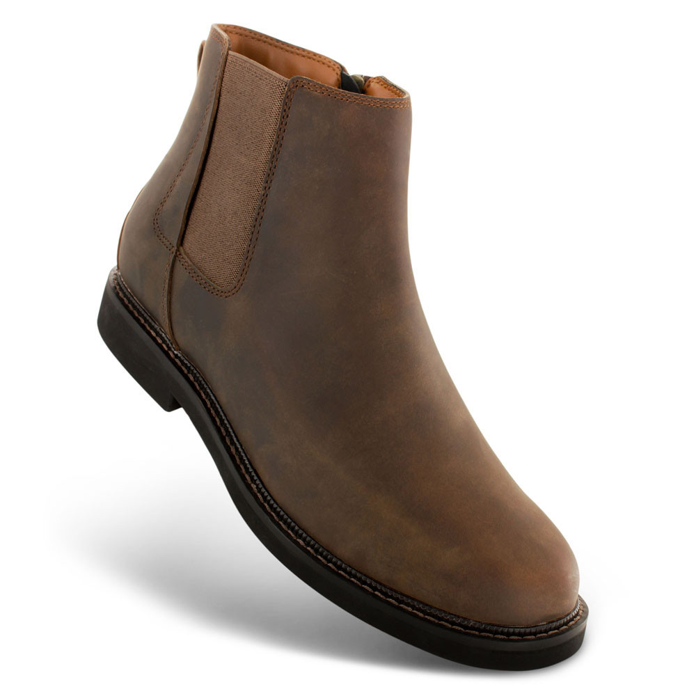 Men’s Logan – Chelsea Side Zip Boot – Brown