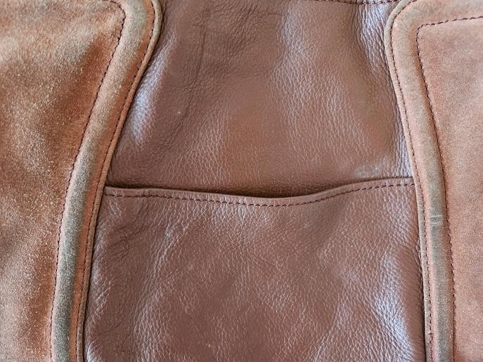 B. Makowsky Layla Brown Leather and Suede Hobo – A237193