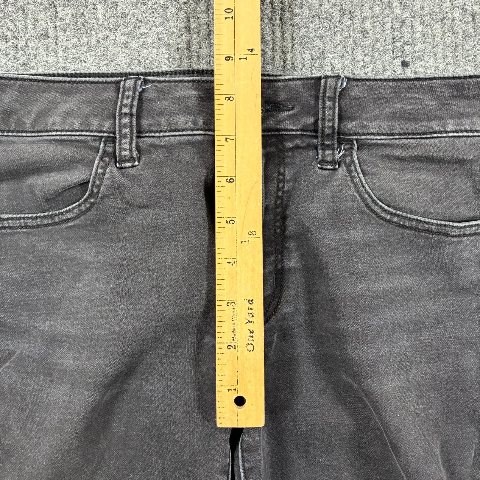 American Eagle Jegging Womens Size 8 Regular Black Denim Super Stretch Low Rise