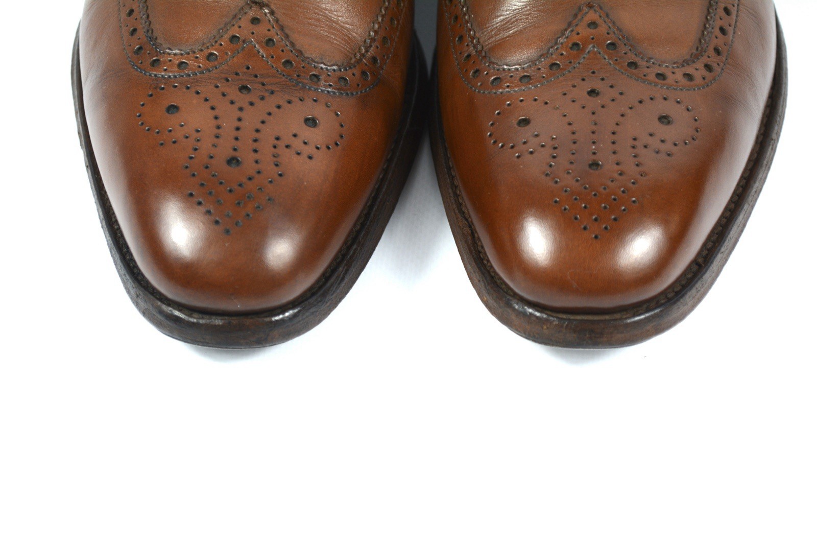 Loake 1880 Buckingham Brown Oxford Shoes UK 8.5 EU 42.5 US 9.5 Made In England