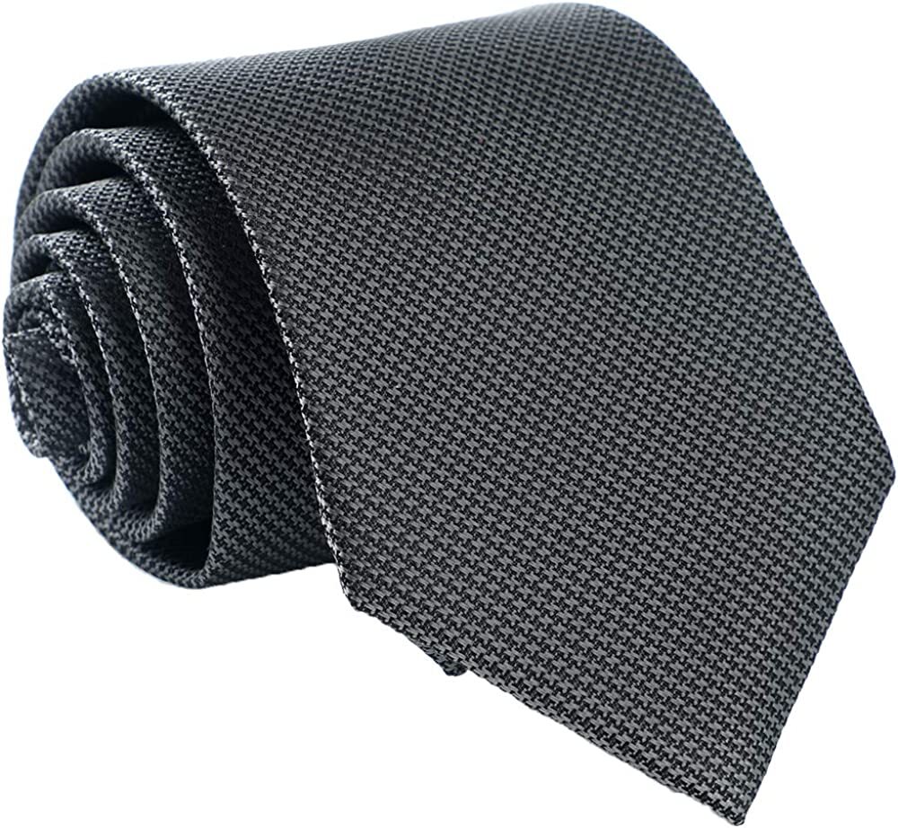 Fortunatever Mens Solid Color Tie, Pocket Square, Neckties, Regular or Skinny