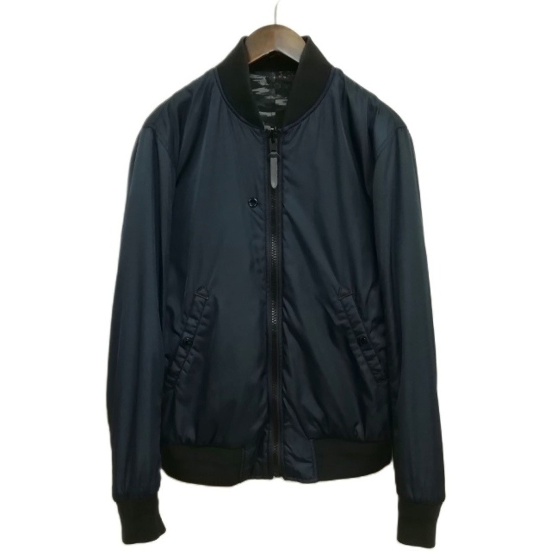 Coach F38890 Reversible Bomber Jacket Blouson Navy Style Used 352d13b4d7f5f61743