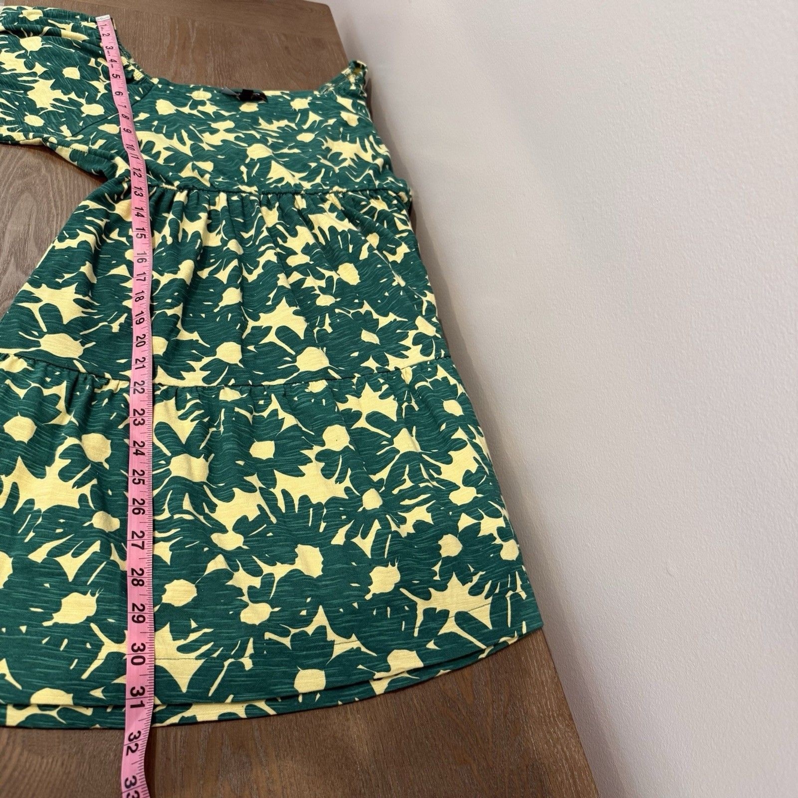 Known Supply Bowen Dress Sz S Organic Cotton Stretch Floral Boho Pockets Soft