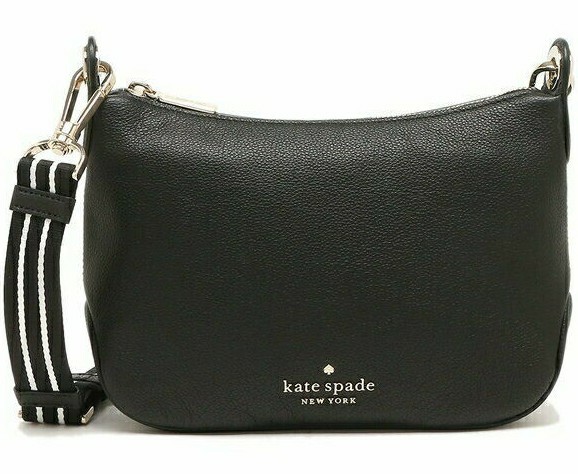 Kate Spade Rosie Crossbody Black Leather Bag Purse WKR00630 NWT $349 Retail