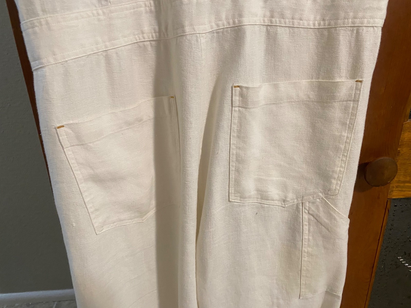 Christy Dawn The Penny Jumpsuit-White-M