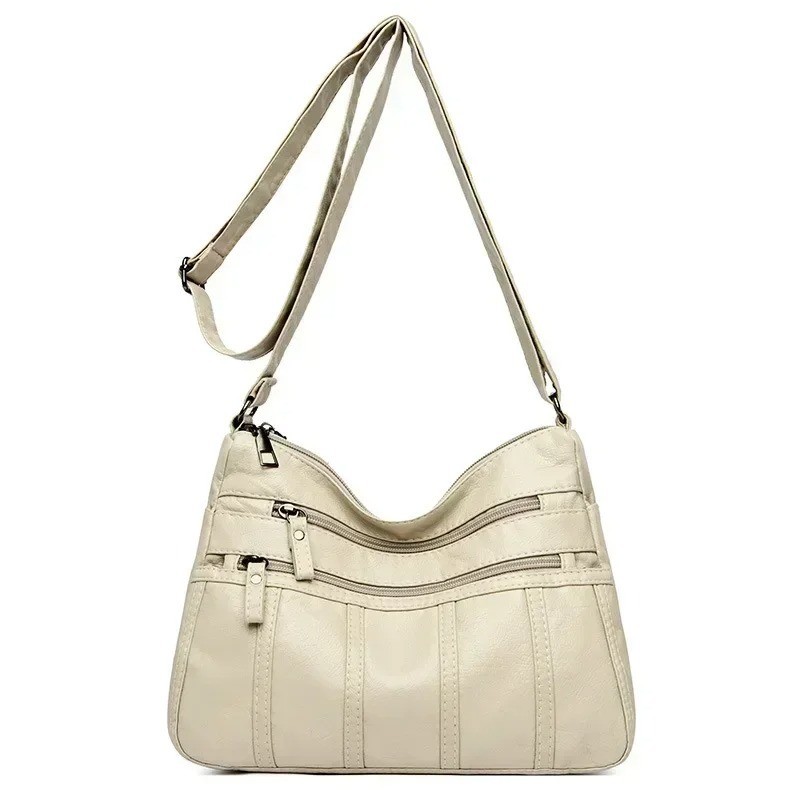 Women’s Soft Crossbody Bag, 2026 Multi-pocket Shoulder Handbag