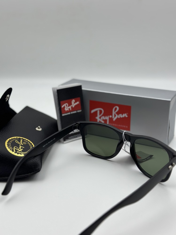 Ray-Ban Inspired Sunglasses Polarized UV400 Black Frame Green Lens Classic