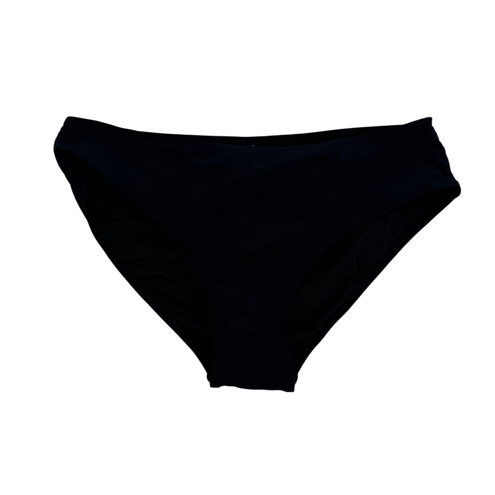 Zmart Women’s Medium Black Mid Rise Swim Bikini Bottoms Swimwear NWT