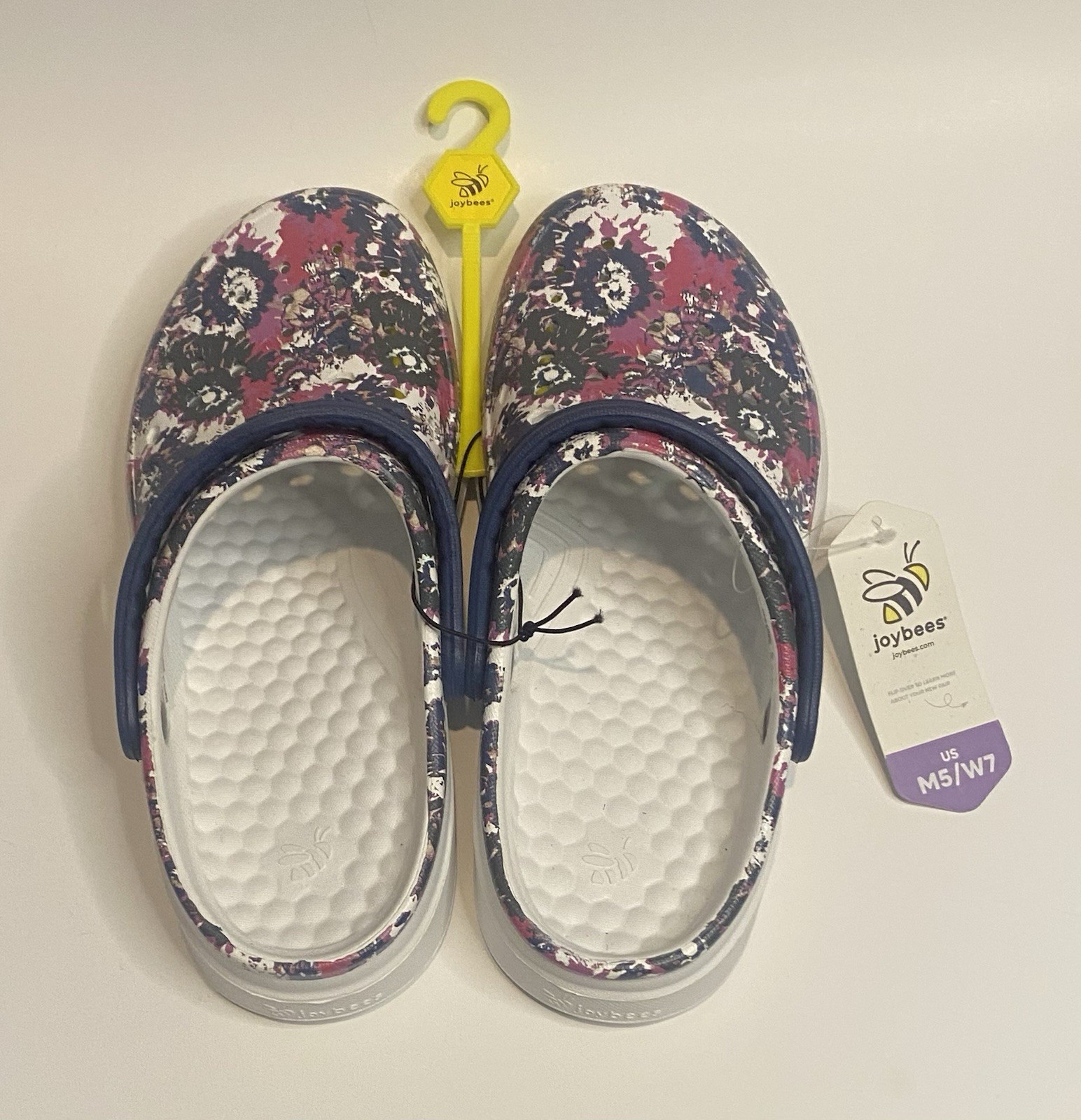 NEW joybees Active Clog (Tie Dye) Unisex Men 5/Women 7