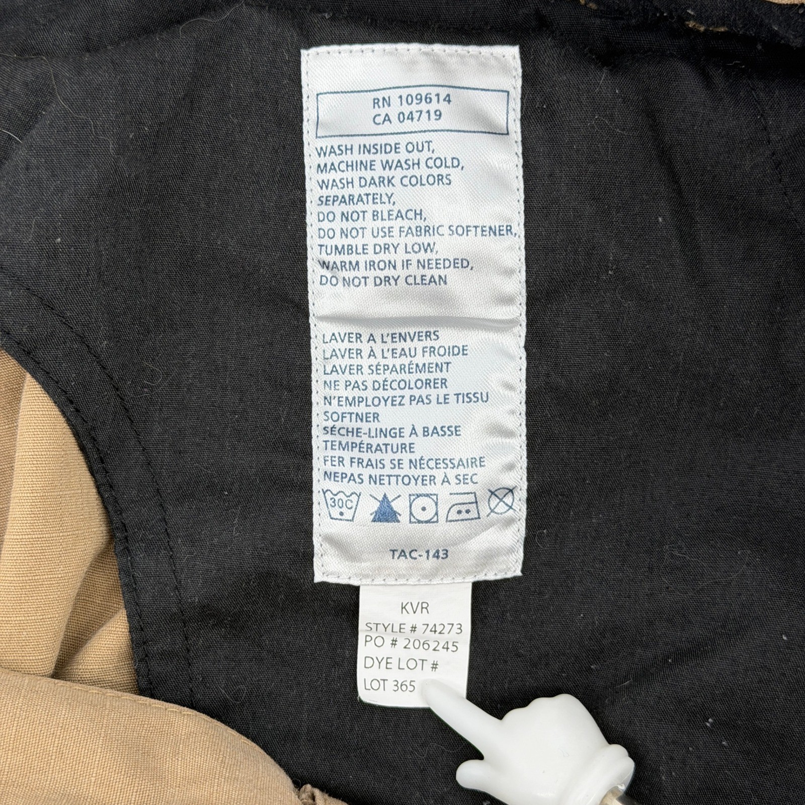 5.11 Tactical Cargo Pants Mens 42×32 Khaki Ripstop Multi-Pocket Utility Workwear