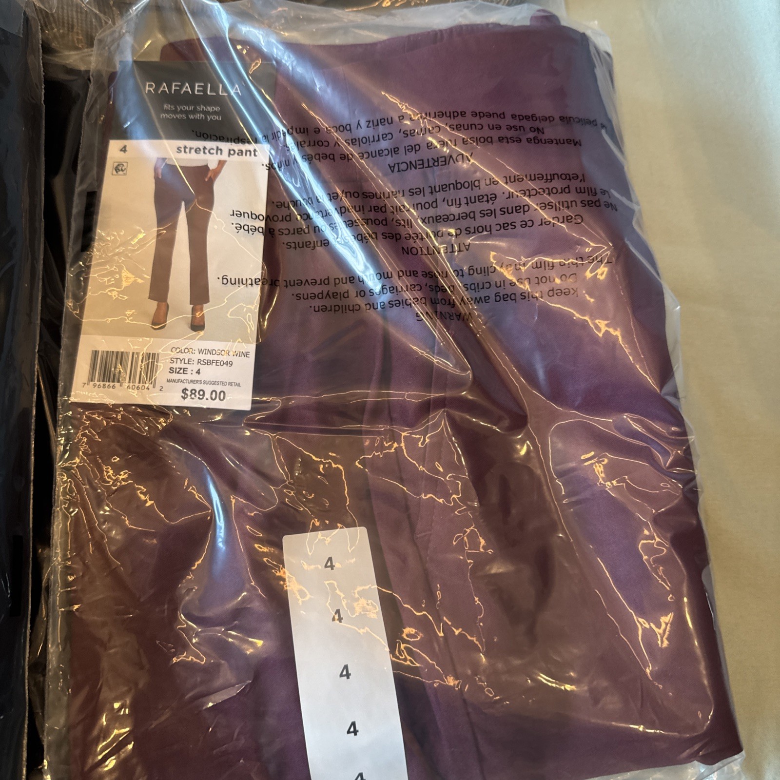 Rafaella Pull-On Belt Loops Functional Pockets Stretch Ankle Pant All Sizes & Co